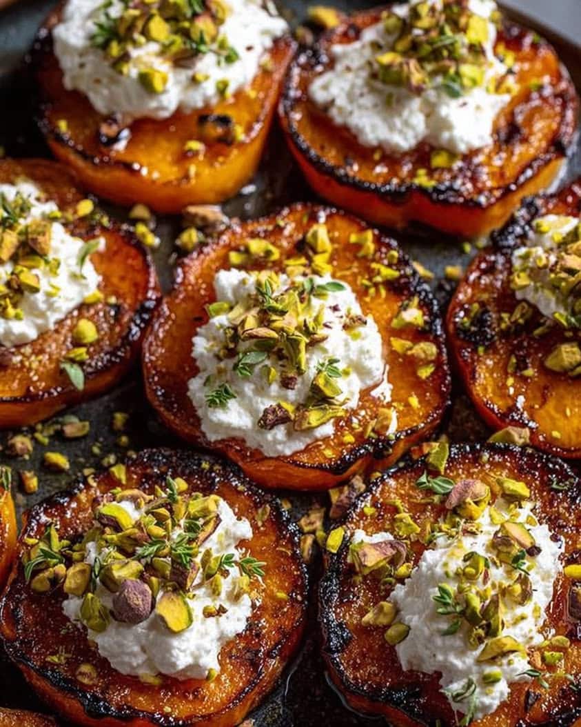 Crispy Smashed Sweet Potatoes with Whipped Feta and Hot Honey Recipe 1 Crispy Smashed Sweet Potatoes with Whipped Feta Hot Honey 1
