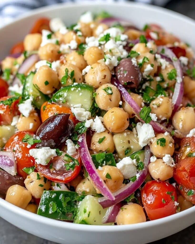 Mediterranean Chickpea Salad