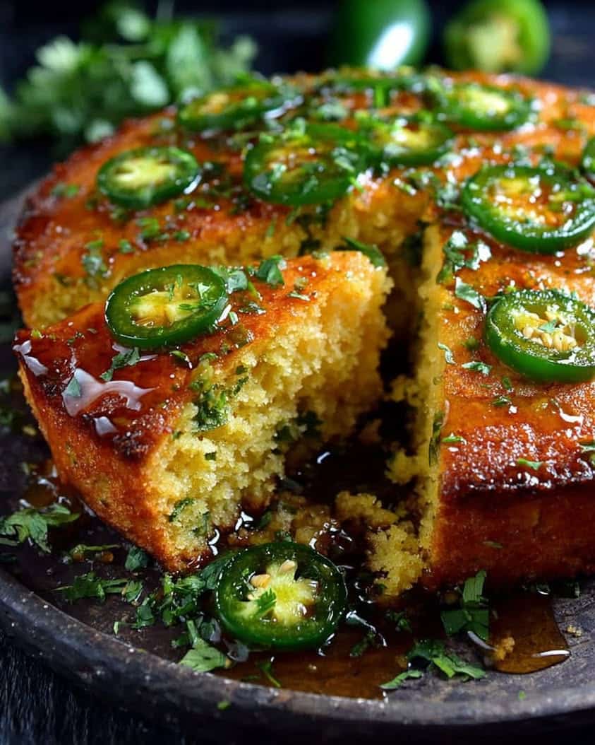 Spicy-Sweet Jalapeño Cornbread with a Zesty Lime Drizzle Recipe 1 Spicy Sweet Jalapeno Cornbread with Zesty Lime Drizzle