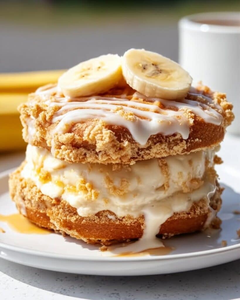 banana bliss cookie sandwiches