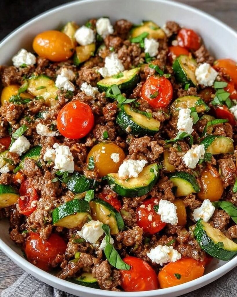 mediterranean beef stir fry