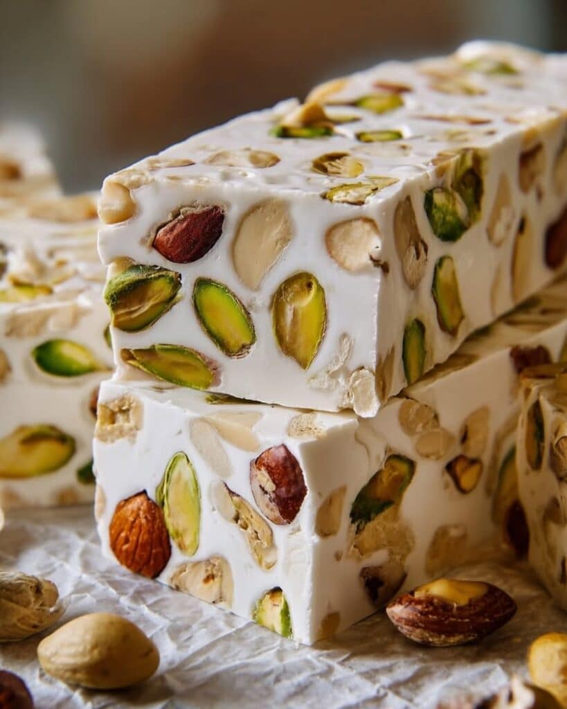 nougat de montelimar recipe