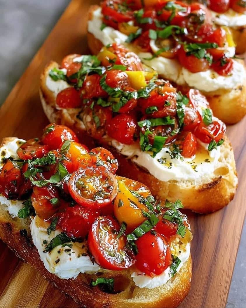 Burrata Bruschetta 1