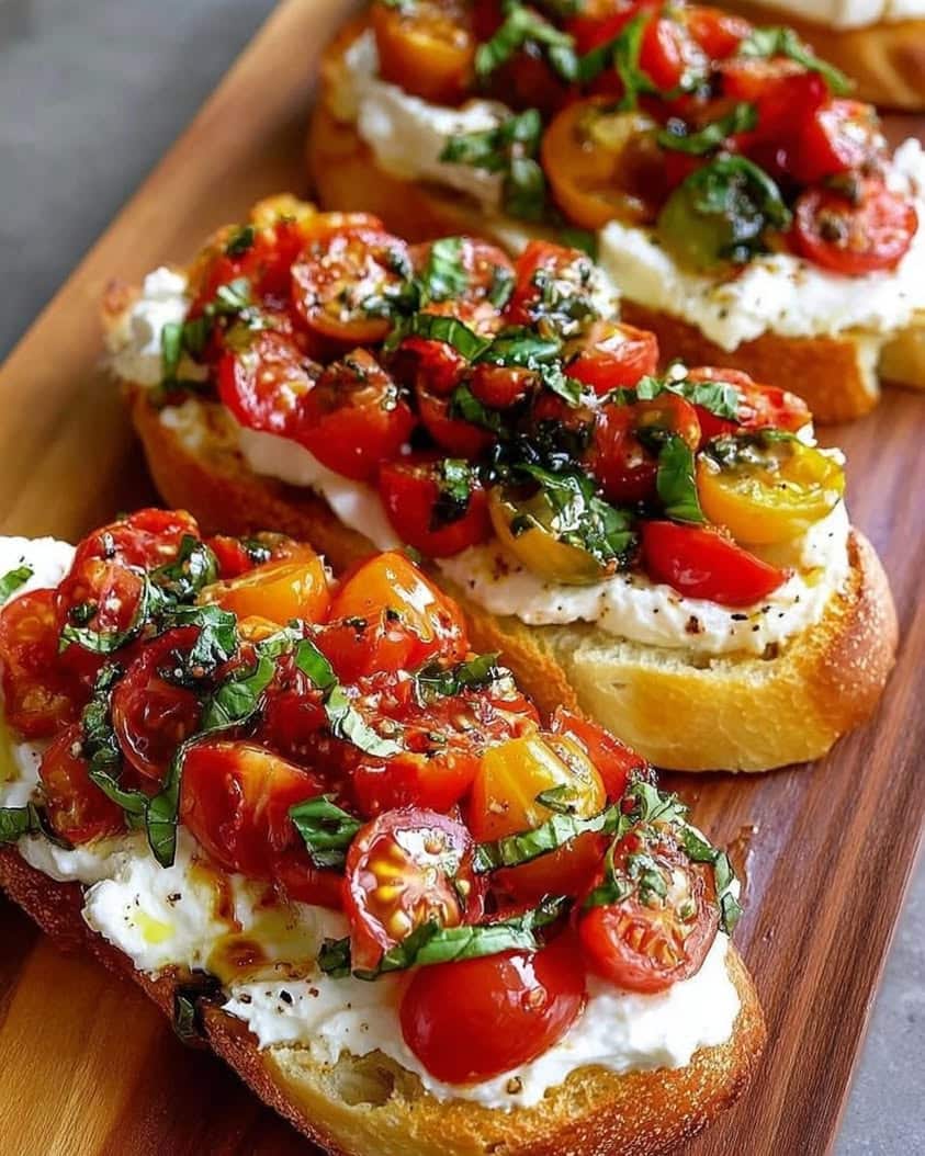 Creamy Burrata Bruschetta: An Elevated Italian Appetizer Recipe 1 Burrata Bruschetta