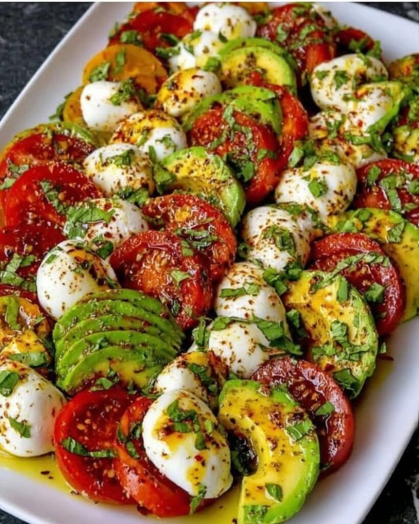 Cheesy Avocado Caprese Platter 1