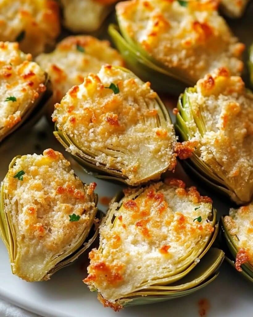 Crispy Parmesan Artichoke Hearts 1
