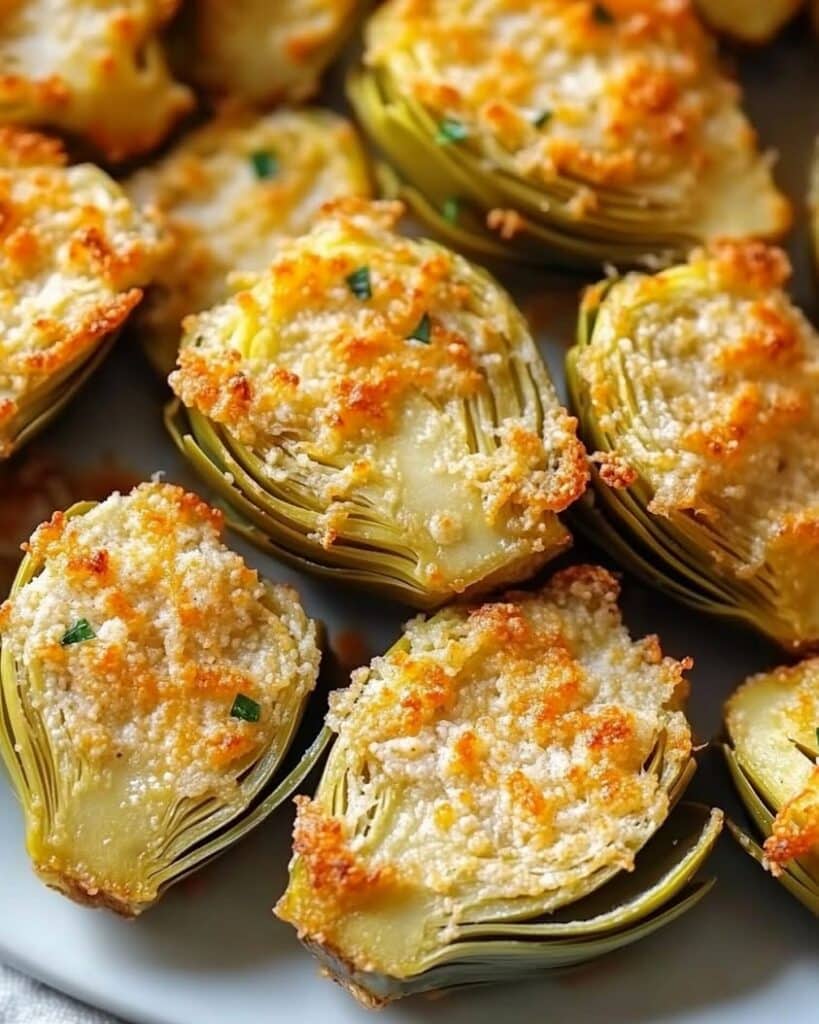 Crispy Parmesan Artichoke Hearts 2