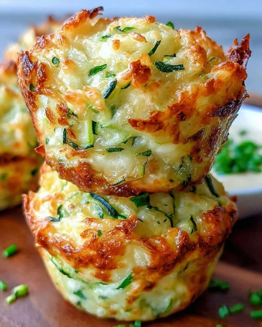 Crispy Parmesan Zucchini Potato Muffins: A Savory Snack Recipe 1 Crispy Parmesan Zucchini Potato Muffins