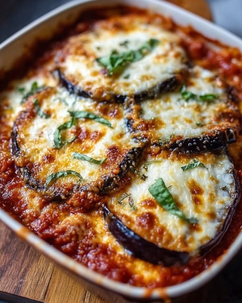 Eggplant Parmesan Bake