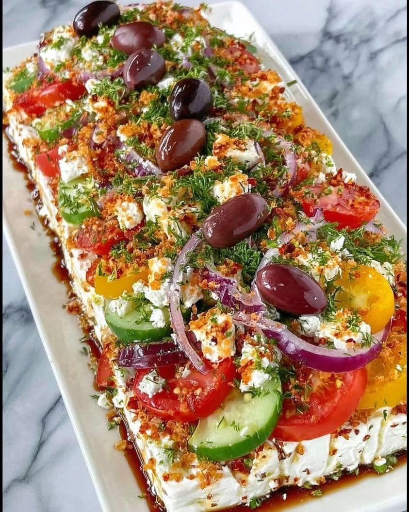 Greek Feta Board with Hot Honey Crispy Fried Onions 1