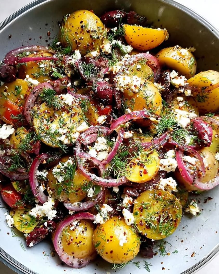 Authentic Greek Potato Salad Recipe with Lemon and Fresh Herbs 1 Greek Potato Salad 1