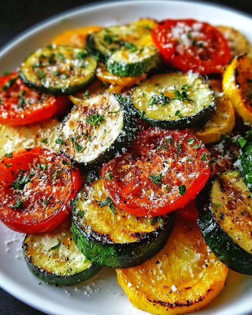 Oven-Roasted Zucchini, Squash, and Tomatoes with Parmesan Recipe 10 Oven Roasted Zucchini Squash and Tomatoes with Parmesan