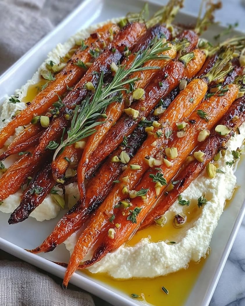 Roasted Carrots with Whipped Ricotta and Hot Honey Recipe 4 Roasted Carrots with Whipped Ricotta and Hot Honey