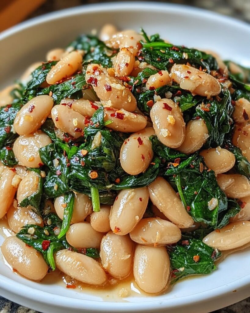 Spinach and White Beans 1