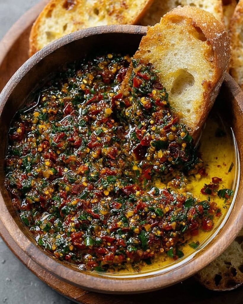 Sun Dried Tomato Olive Oil Bread Dip 1