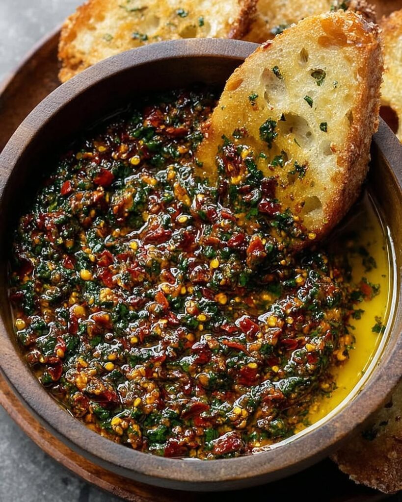 Sun Dried Tomato Olive Oil Bread Dip