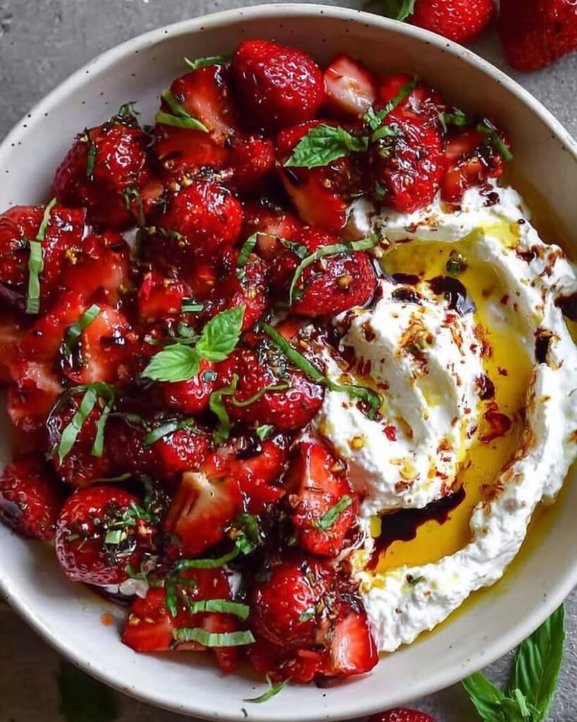 Whipped Feta with Roasted Strawberries 1