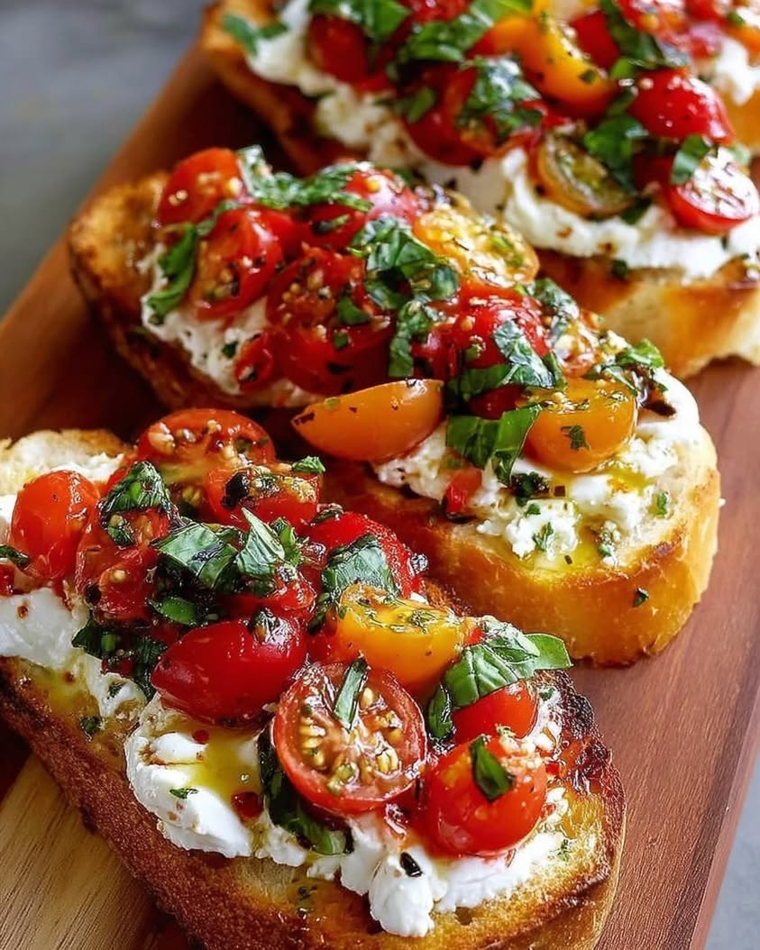 Burrata Bruschetta
