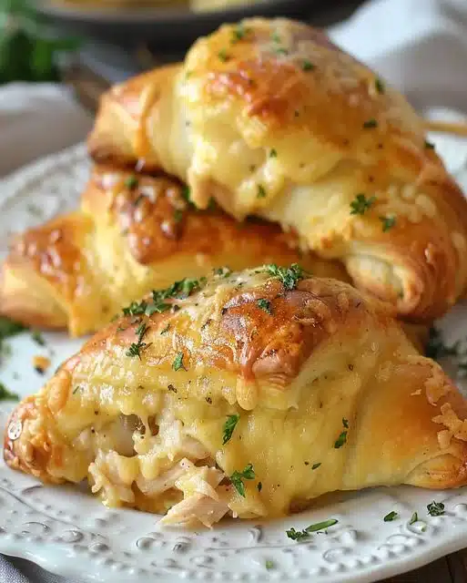 Easy Chicken Stuffed Crescent Rolls Recipe (Creamy & Cheesy) 10 Chicken Stuffed Crescent Rolls 🥐🧀
