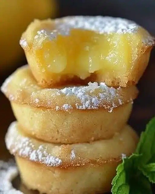 Heavenly Lemon Bar Cookie Cups