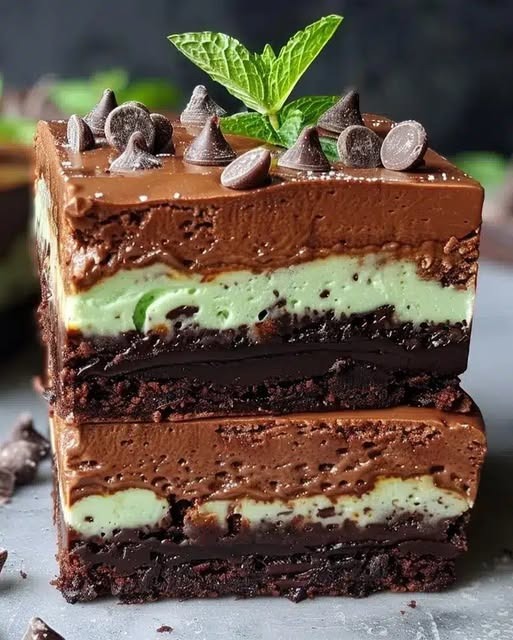 Irresistible Chocolate Mint Fudge Brownies