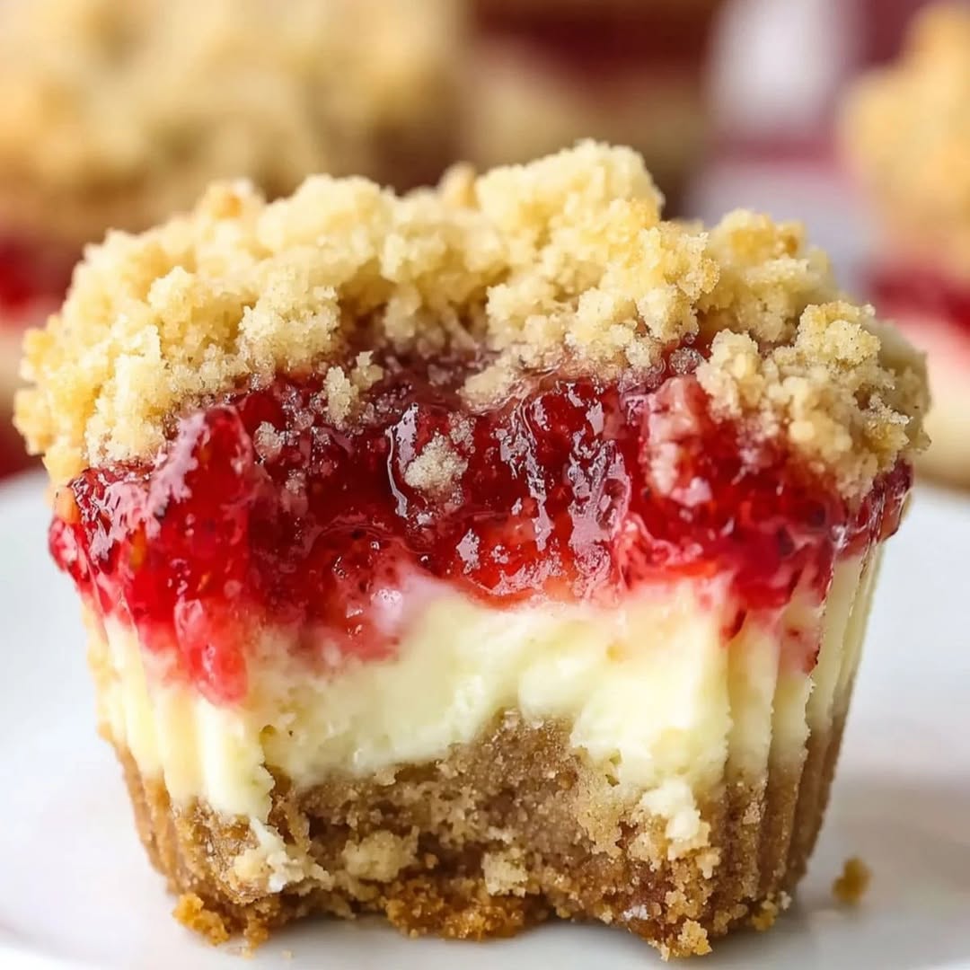 Irresistible Mini Strawberry Cheesecakes