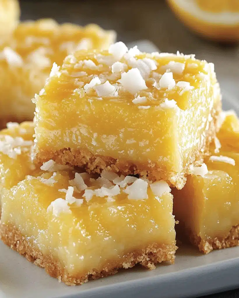 Lemon Coconut Dream Bars