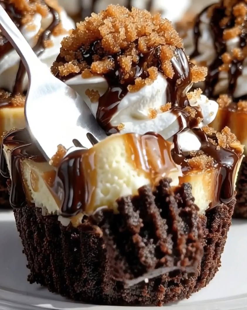 Loaded Brownie Cheesecake Cup