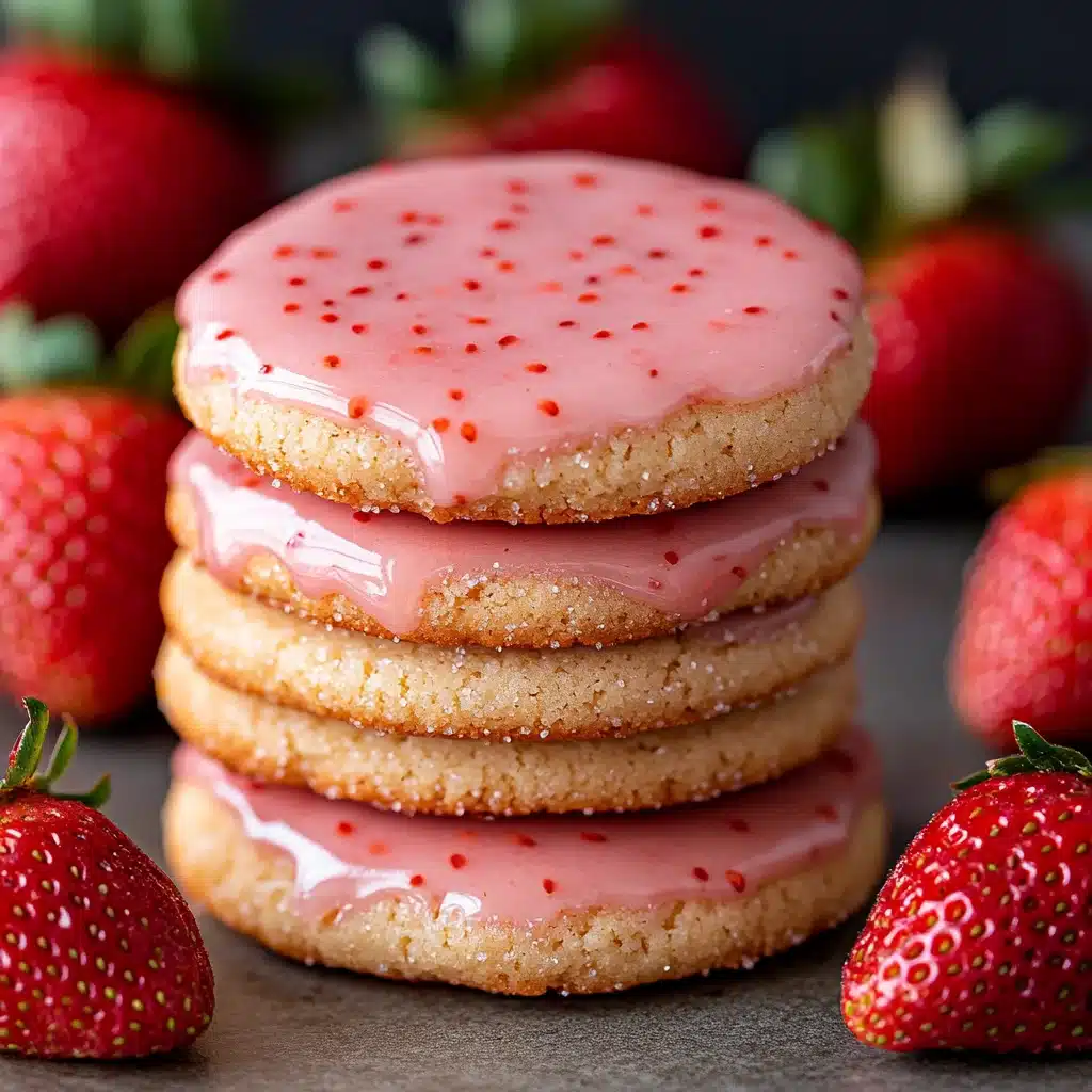 Melt in Your Mouth Strawberry Cookies