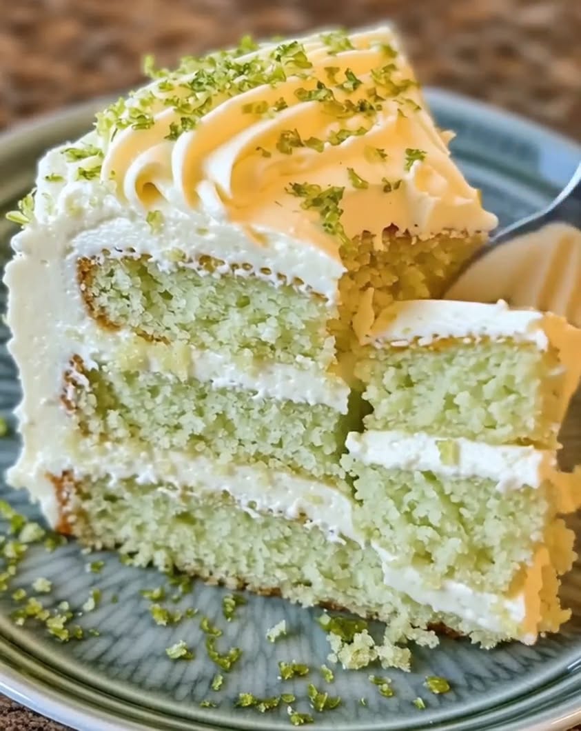Moist tender and packed with real key lime juice zest—then topped with rich cream cheese frosting for the perfect sw