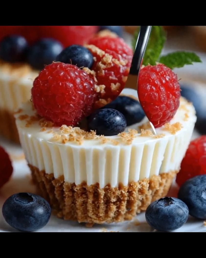 No Bake Cheesecake Cups
