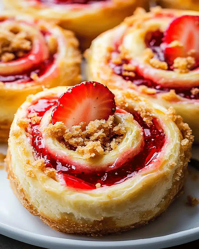 Irresistible Strawberry Cream Cheese Crumble Rolls Recipe