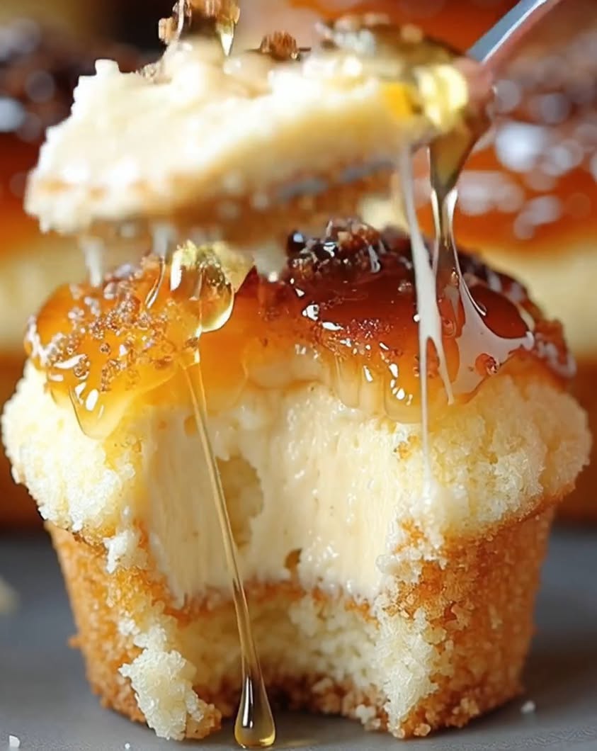 Vanilla Bean Creme Brulee Cheesecake Cupcakes