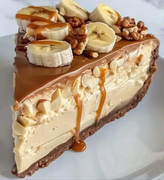 Banana Caramel Nut Cheesecake Recipe