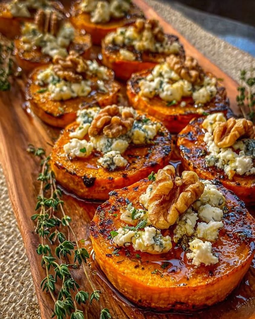 Caramelized Sweet Potatoes with Honey Goat Cheese and Walnuts Recipe 10 Caramelized Sweet Potatoes with Honey Goat Cheese Crunchy Walnuts