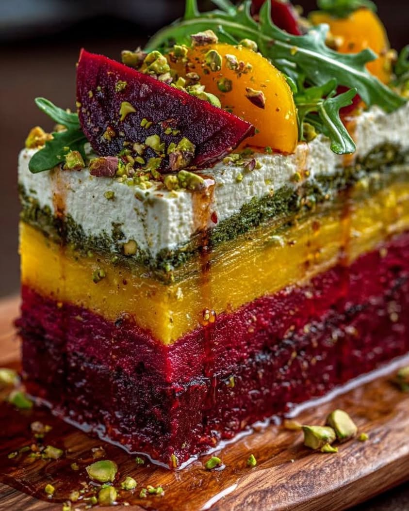 Vibrant Beetroot and Goat Cheese Terrine: An Elegant Appetizer
