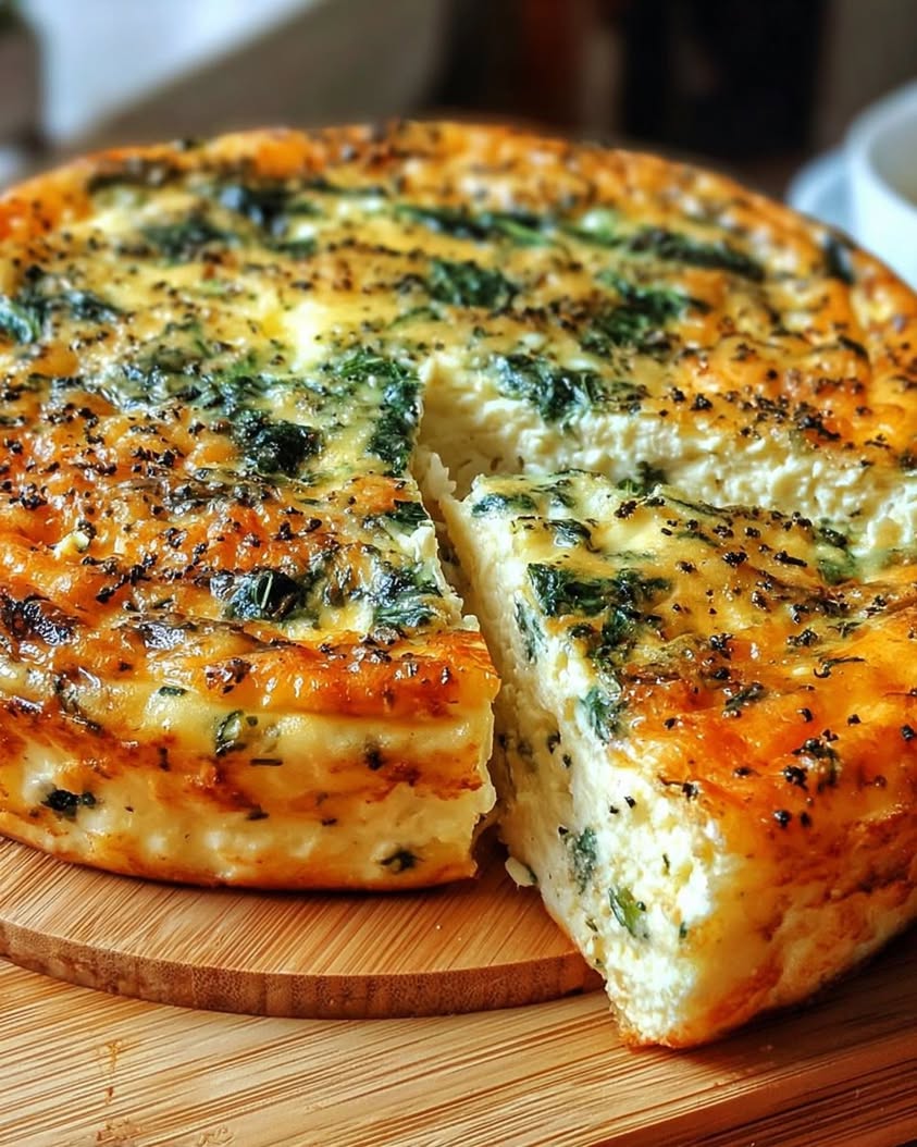 The Ultimate High-Protein Cottage Cheese and Spinach Crustless Quiche