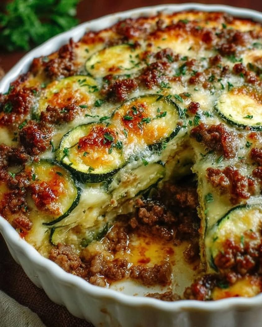 Low Carb Ground Beef Zucchini Bake: A Simple, Satisfying Dinner