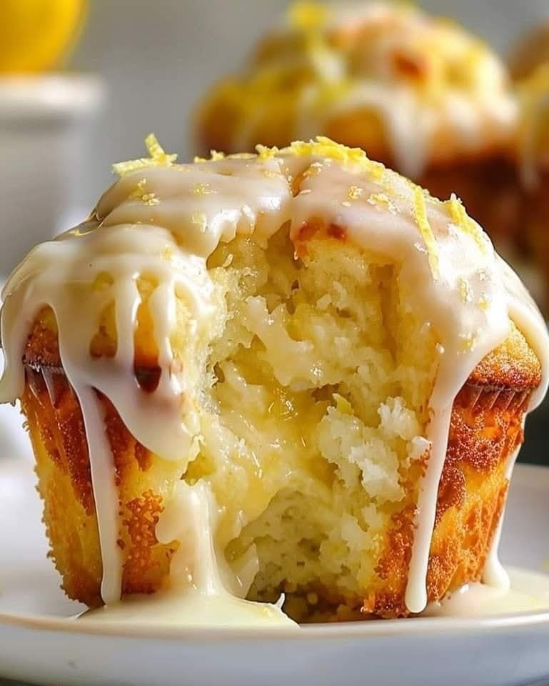 Luscious Lemon Cream Cheese Muffins