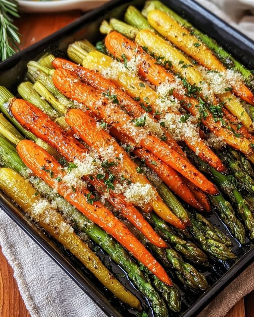 Perfectly Roasted Asparagus and Carrots: An Easy Spring Side Dish