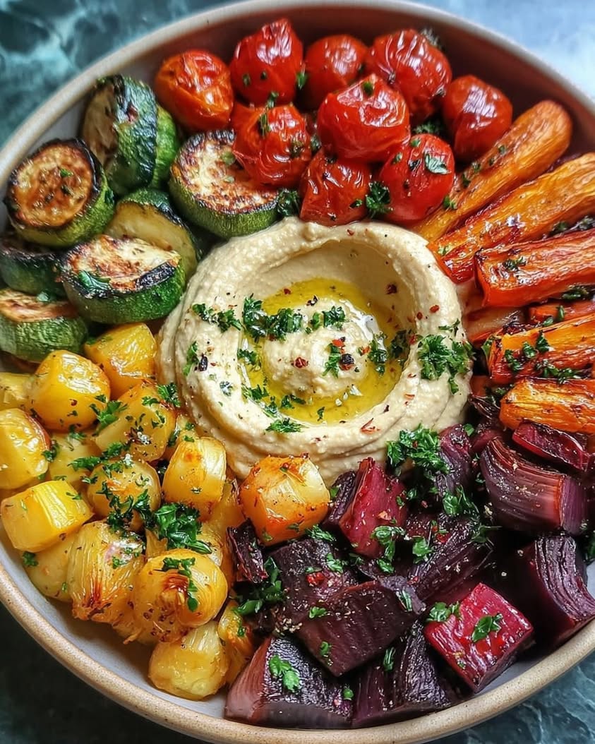 Your Ultimate Guide to a Delicious Roasted Veggie and Hummus Bowl