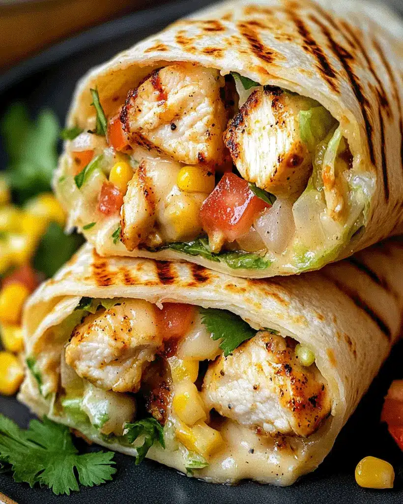 Southwest Grilled Chicken Wraps