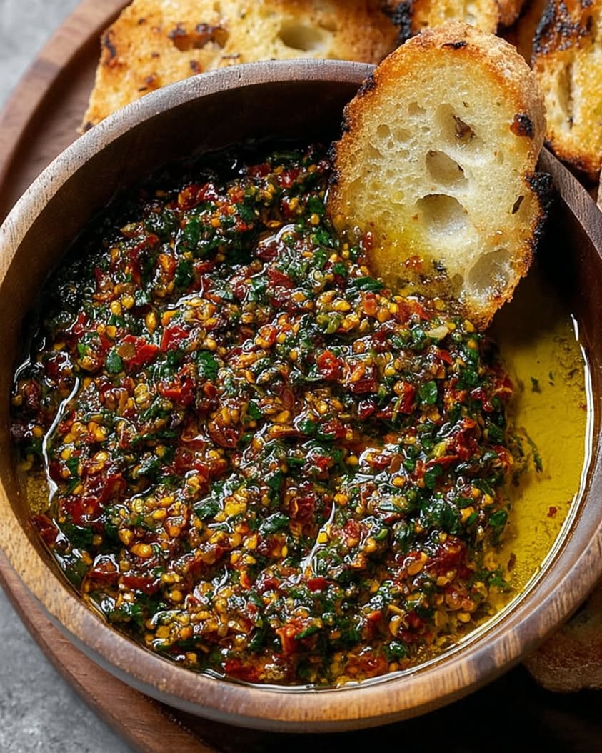 The Ultimate Sun-Dried Tomato Olive Oil Bread Dip Recipe