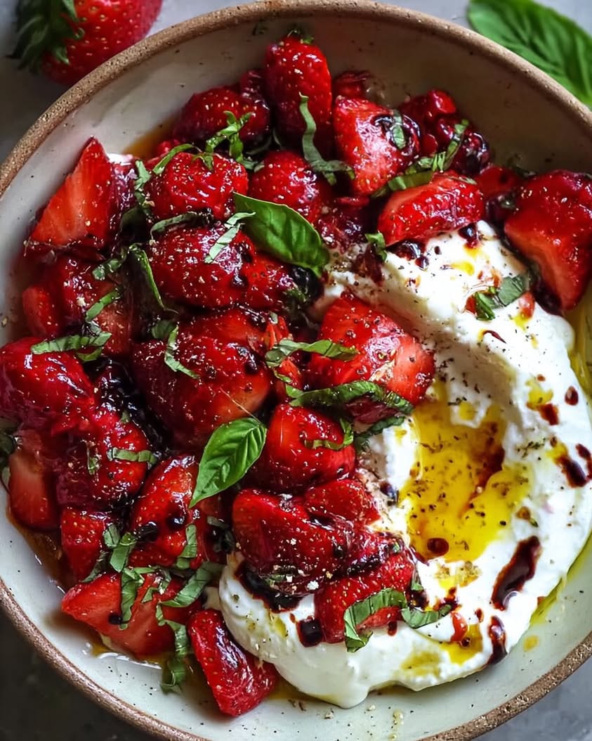 Whipped Feta with Roasted Strawberries 1