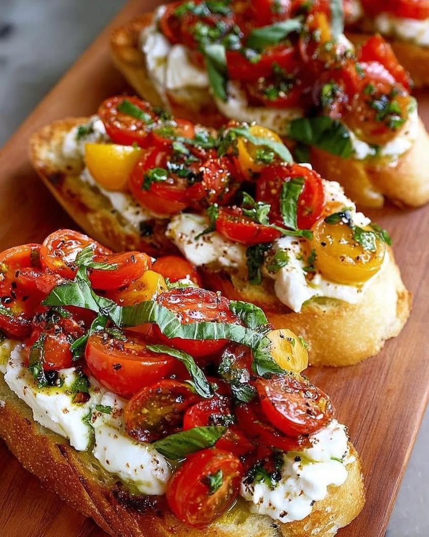 Burrata Bruschetta 1