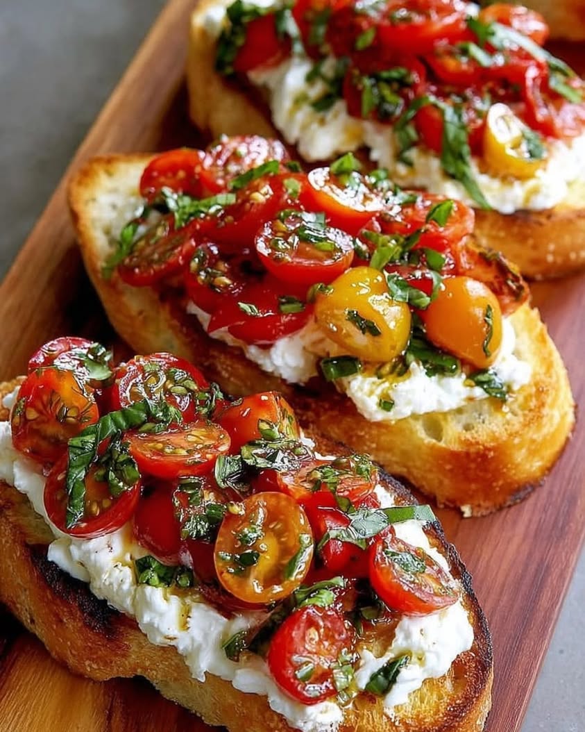 Burrata Bruschetta