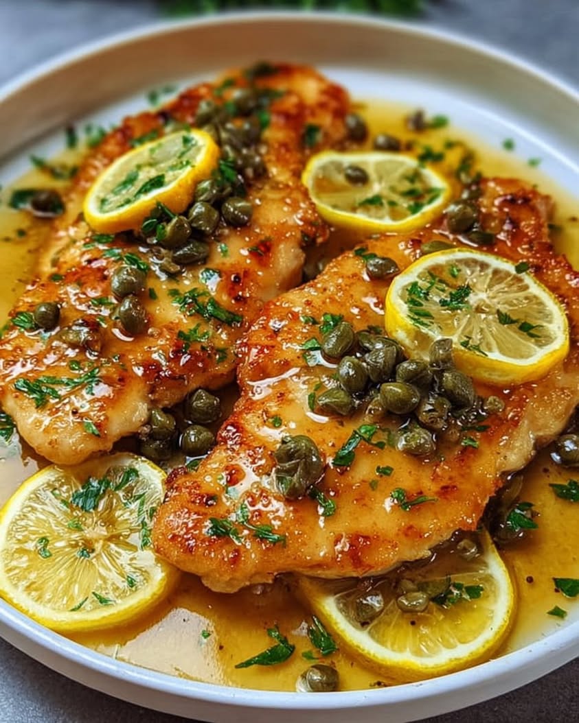 Chicken Piccata with Lemon Capers 1