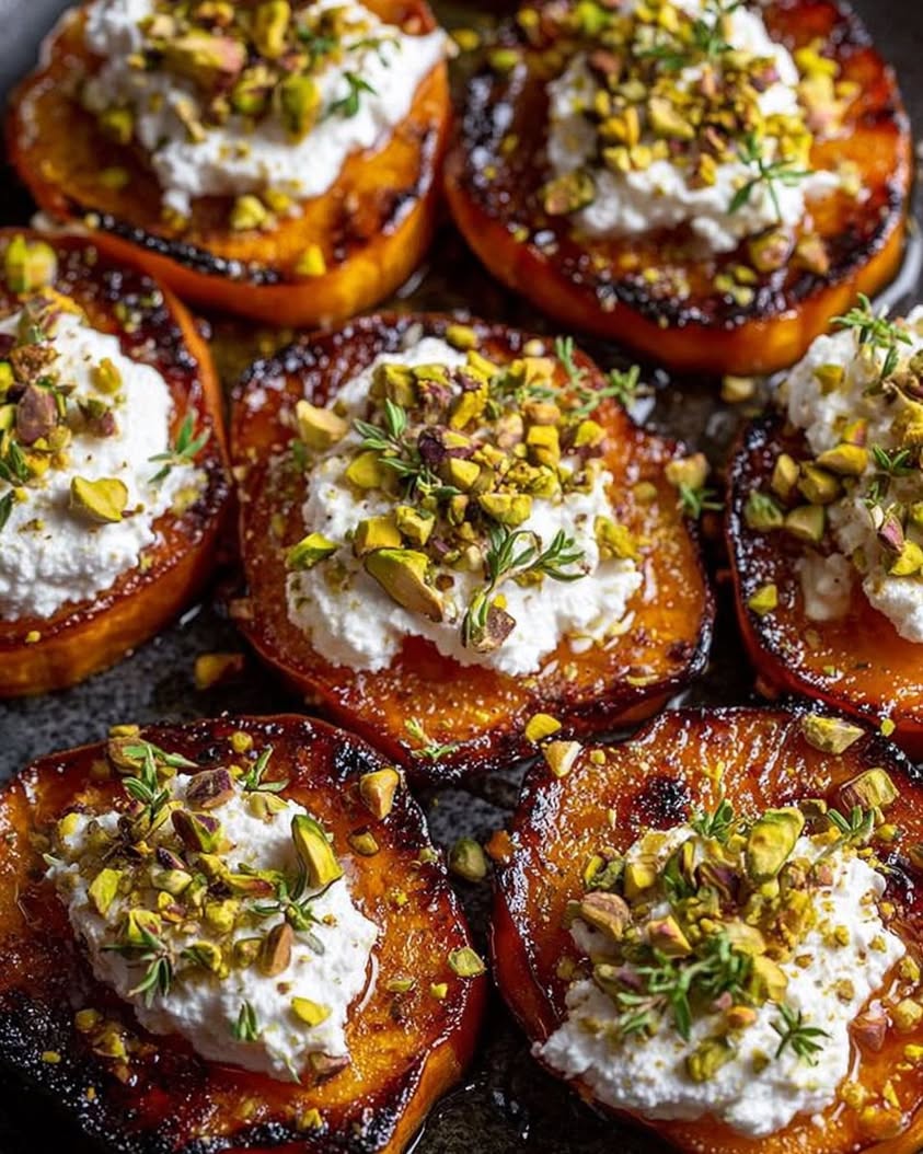 Crispy Smashed Sweet Potatoes with Whipped Feta & Hot Honey Recipe 9 Crispy Smashed Sweet Potatoes with Whipped Feta Hot Honey