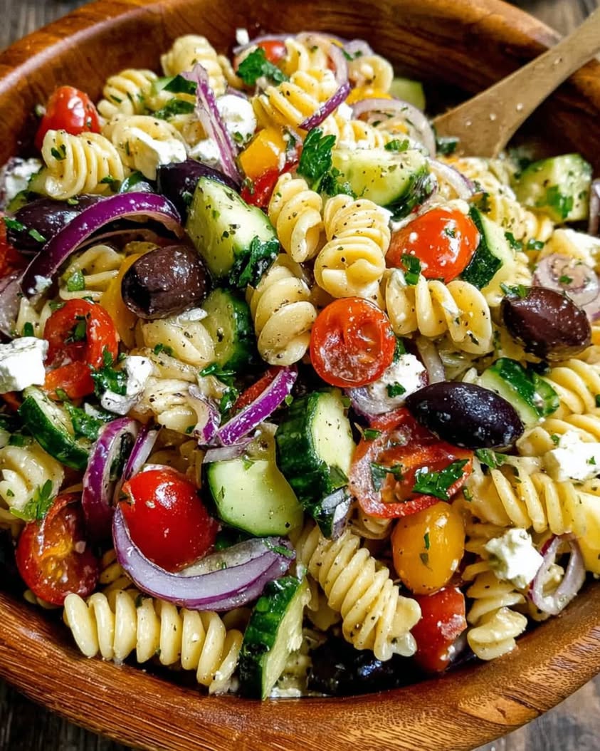 Easy Greek Pasta Salad