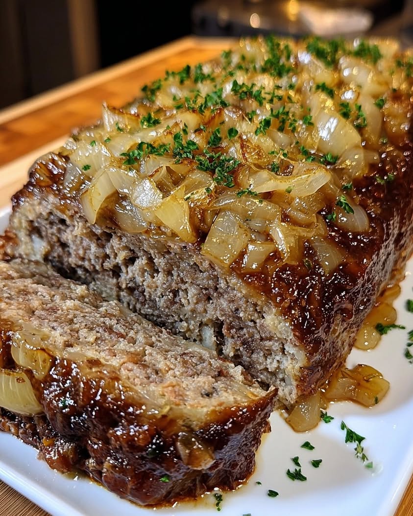 French Onion Meatloaf